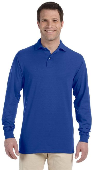 Jerzees Adult Unisex Dri-Power 5.4oz 50/50 Cotton/Poly Long Sleeve Sport Shirt
